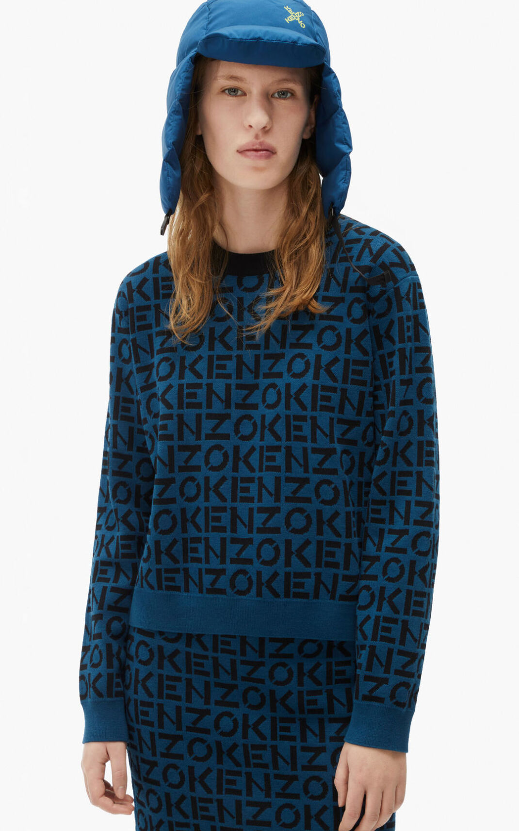 Jerseys Kenzo Sport monogram Mujer Azules Oscuro - SKU.1650401